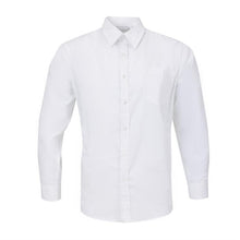 Afbeelding in Gallery-weergave laden, Uniform Works unisex overhemd lange mouw wit L