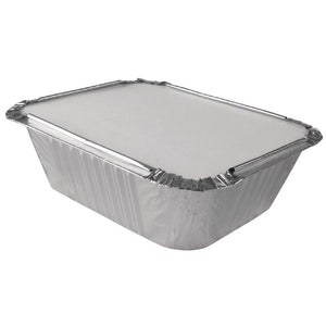 Deksel voor aluminium bakjes klein 12,5x10cm (1000 stuks)