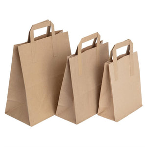 Fiesta Recyclable bruine papieren tassen recyclebaar medium (250 stuks)
