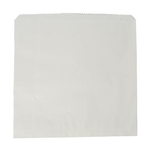 Vegware papieren witte kraft zak 7"x7" (Doos van 1000)