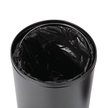 Afbeelding in Gallery-weergave laden, Bolero zwart stalen afvalbak met open deksel