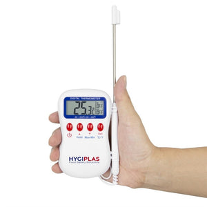 Hygiplas multifunctionele thermometer met voeler