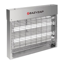 Afbeelding in Gallery-weergave laden, Eazyzap LED insectenverdelger 8W geborsteld RVS
