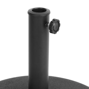 Bolero betonnen parasolvoet met 43/38mm adapter zwart