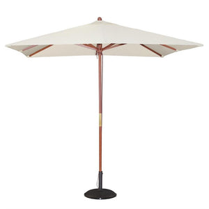 Bolero vierkante parasol crémekleur 2,5m