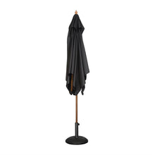 Afbeelding in Gallery-weergave laden, Bolero vierkante zwarte parasol 2,5 meter