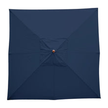 Afbeelding in Gallery-weergave laden, Bolero vierkante donkerblauwe parasol 2,5 meter