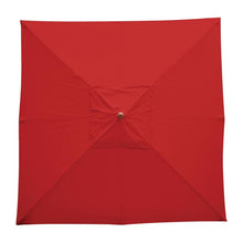 Afbeelding in Gallery-weergave laden, Bolero vierkante rode parasol 2,5 meter