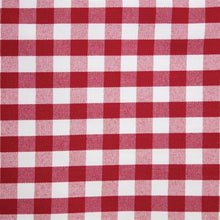 Afbeelding in Gallery-weergave laden, Mitre Comfort Gingham tafelkleed rood-wit 132x132cm