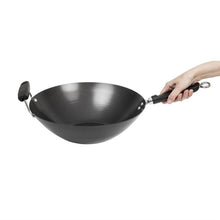 Afbeelding in Gallery-weergave laden, Anti-kleef inductie wok met platte bodem 35,5cm