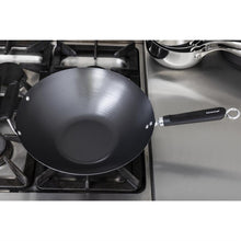 Afbeelding in Gallery-weergave laden, Anti-kleef inductie wok met platte bodem 35,5cm