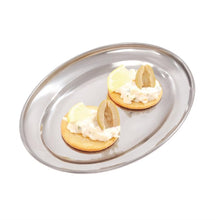 Afbeelding in Gallery-weergave laden, Olympia ovale RVS serveerschaal 20cm