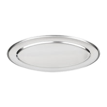 Afbeelding in Gallery-weergave laden, Olympia ovale RVS serveerschaal 25cm