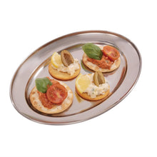 Afbeelding in Gallery-weergave laden, Olympia ovale RVS serveerschaal 25cm