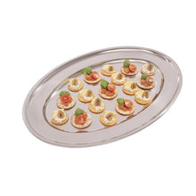 Afbeelding in Gallery-weergave laden, Olympia ovale RVS serveerschaal 60cm