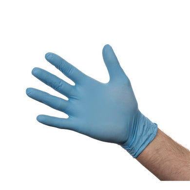 Nitril handschoenen blauw poedervrij M (100 stuks)