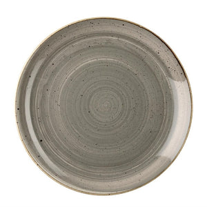 Churchill Stonecast ronde borden 260cm grijs (12 stuks)
