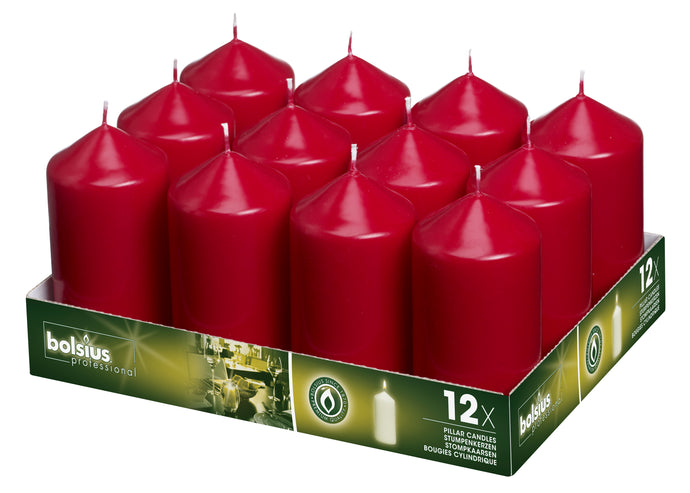 Stompkaars 68x130 wijnrood 8st.