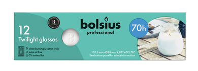 Bolsius Twilight wit 12 stuks