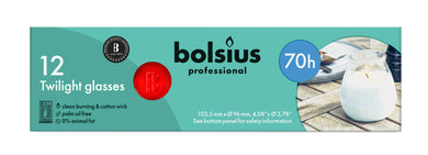 Bolsius Twilight rood 12 stuks