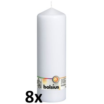 Stompkaars 78x250 wit 8st.