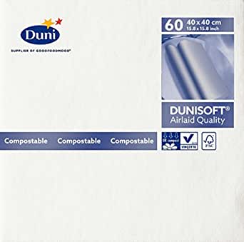 Servet airlaid wit 40x40 720 st. 107395