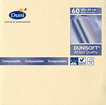 Servet airlaid cream 40x40 720 st. 117278