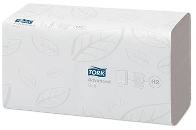 Handdoek Tork Advanced 2856 st. 120288 H2 packaging with Tork logo and H2 symbol.