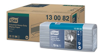 Handdoek Heavy Duty blauw 5x100st W4 130082