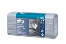 Afbeelding in Gallery-weergave laden, Handdoek Heavy Duty blauw 5x100st W4 130082