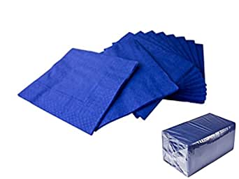 Servetten D24/2 blauw Duni 2400 st. 168384