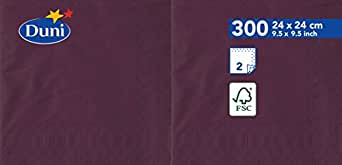 Servetten D24/2 plum Duni 2400st. 168394
