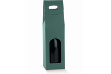 Afbeelding in Gallery-weergave laden, Fleszak G1 fles groen/wit/zwart