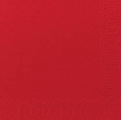 Servetten D24/3 rood Duni 1000 st.