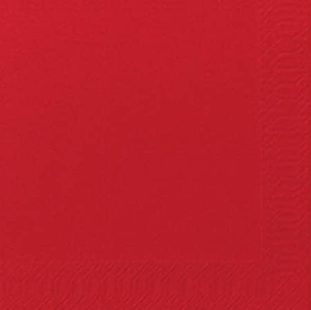 Servetten D24/3 rood Duni 1000 st.