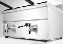 Afbeelding in Gallery-weergave laden, Inductie friteuse met aftapkraan - 2 x 8 l
