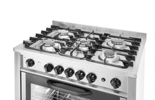 Afbeelding in Gallery-weergave laden, Gasfornuis - 5 pits met elektrische oven