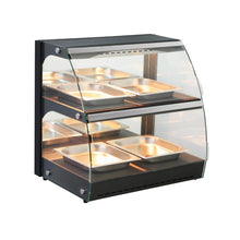 Afbeelding in Gallery-weergave laden, Warmhoudvitrine Quartz tweelaags