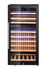 Afbeelding in Gallery-weergave laden, Wijnkoeler, 2 zones, 91 flessen