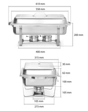 Afbeelding in Gallery-weergave laden, Chafing dish set