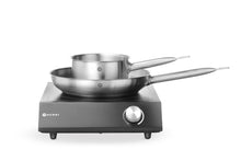 Afbeelding in Gallery-weergave laden, Set: Inductie kookplaat 3500W + steelpan + koekenpan