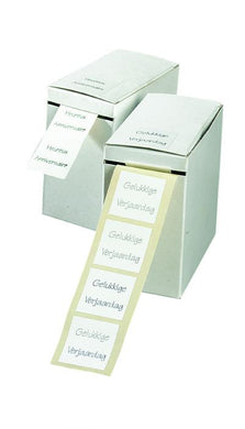 Wensetiket op rol Leve Vader 500 st.