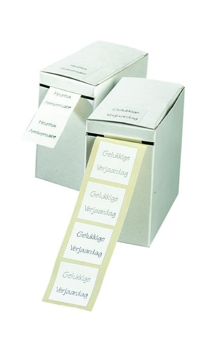 Wensetiket op rol Leve Vader 500 st.