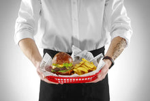 Afbeelding in Gallery-weergave laden, Serveermanden fastfoodstijl
