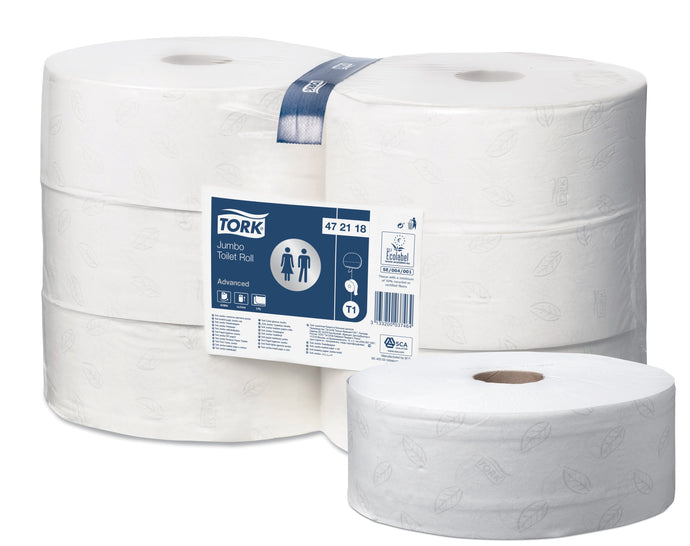 Tork jumbo toiletpapier 6 rollen T1