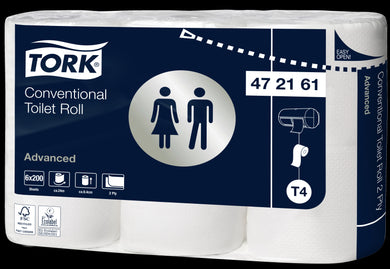 Toiletpapier 200 vel 48 rollen T4