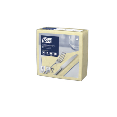 Servetten L40/3 champagne Tork 1200 st. 477588