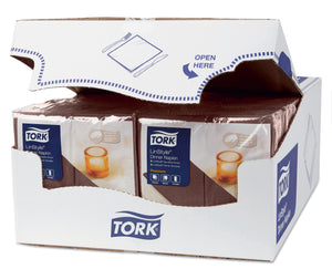 Servet LinStyle 8-vouw cocoa 600 st. 478150