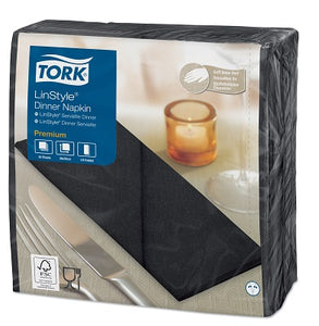 Servet Tork LinStyle 8-vouw zwart 600 st. 478151