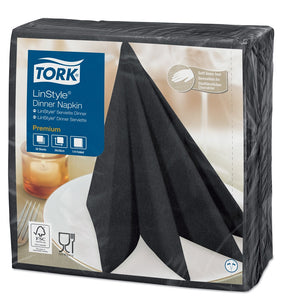 Servet Tork LinStyle zwart 600st 478726